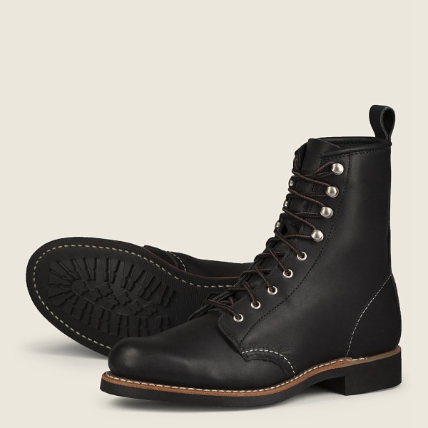 Red Wing Heritage Boots Silversmith - Short Boundary Læder - Svart - Dame 6570-AXMEP